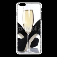 Coque iPhone 6 / 6S coupe de champagne talons aiguilles 