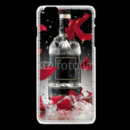 Coque iPhone 6 / 6S Bouteille alcool pétales de rose glamour