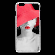 Coque iPhone 6 / 6S Femme élégante en noire et rouge 10