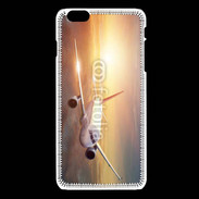 Coque iPhone 6 / 6S Avion de ligne au coucher de soleil