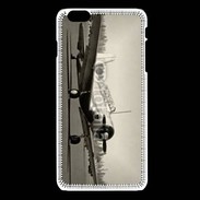 Coque iPhone 6 / 6S Avion T6 noir et blanc