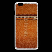 Coque iPhone 6 / 6S Effet cuir avec zippe