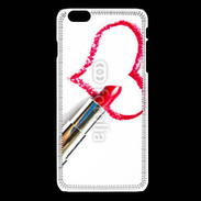 Coque iPhone 6 / 6S Coeur avec rouge à lèvres