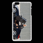 Coque iPhone 6 / 6S Femme blonde sexy voiture noire 3