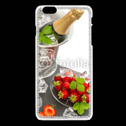 Coque iPhone 6 / 6S Champagne et fraises