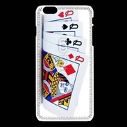 Coque iPhone 6 / 6S Carré de dames au poker