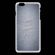 Coque iPhone 6 / 6S Aimer Bleu Citation Oscar Wilde