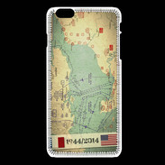 Coque iPhone 6 / 6S Débarquement Normandie Carte ZG
