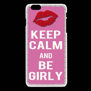 Coque iPhone 6 / 6S Keep Calm Girly Rose
