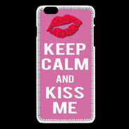 Coque iPhone 6 / 6S Keep Calm Kiss me Rose