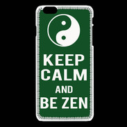 Coque iPhone 6 / 6S Keep Calm Be Zen Vert