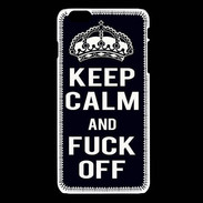 Coque iPhone 6 / 6S Keep Callm Fuck Off Noir