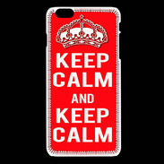 Coque iPhone 6 / 6S Keep Calm Rouge