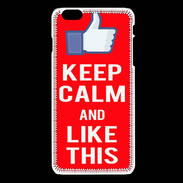 Coque iPhone 6 / 6S Keep Calm Like This Rouge