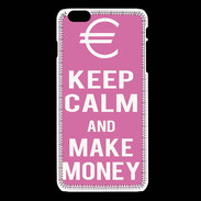 Coque iPhone 6 / 6S Keep Calm Make money Rose