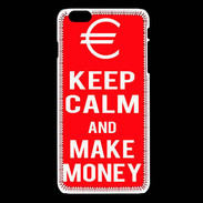 Coque iPhone 6 / 6S Keep Calm Make money Rouge