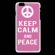 Coque iPhone 6 / 6S Keep Calm Peace Rose