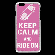 Coque iPhone 6 / 6S Keep Calm Ride on Rose