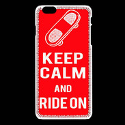 Coque iPhone 6 / 6S Keep Calm Ride on Rouge