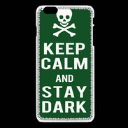 Coque iPhone 6 / 6S Keep Calm Stay dark Vert