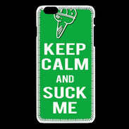 Coque iPhone 6 / 6S Keep Calm Suck me Vert