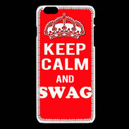 Coque iPhone 6 / 6S Keep Calm Swag Rouge
