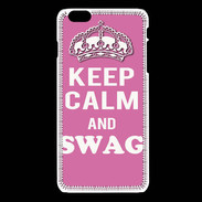 Coque iPhone 6 / 6S Keep Calm Swag Rose