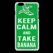Coque iPhone 6 / 6S Keep Calm Take Banana Vert