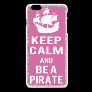 Coque iPhone 6 / 6S Keep Calm Be a Pirate Rose