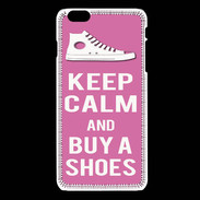 Coque iPhone 6 / 6S Keep Calm Buy Shoes Rose