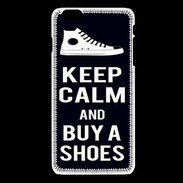 Coque iPhone 6 / 6S Keep Calm Buy Shoes Noir