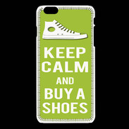 Coque iPhone 6 / 6S Keep Calm Buy Shoes Vert Pomme