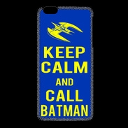 Coque iPhone 6 / 6S Keep Calm Batman Bleu