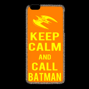 Coque iPhone 6 / 6S Keep Calm Call Batman Orange
