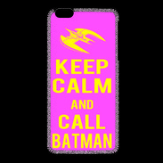 Coque iPhone 6 / 6S Keep Calm Call Batman Rose