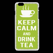 Coque iPhone 6 / 6S Keep Calm Drink Tea Vert pomme
