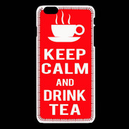 Coque iPhone 6 / 6S Keep Calm Drink Tea Rouge