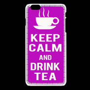 Coque iPhone 6 / 6S Keep Calm Drink Tea Violet