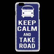 Coque iPhone 6 / 6S Keep Calm Take road Bleu