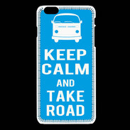 Coque iPhone 6 / 6S Keep Calm Take Road Cyan