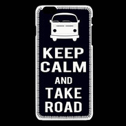 Coque iPhone 6 / 6S Keep Calm Take Road Noir