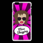 Coque iPhone 6 / 6S Miss Shopping Chatain