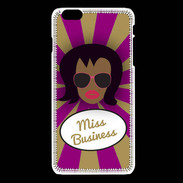Coque iPhone 6 / 6S Miss business Black