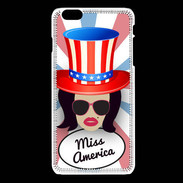 Coque iPhone 6 / 6S Miss USA Brune