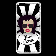 Coque iPhone 6 / 6S Miss Corse Brune