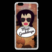 Coque iPhone 6 / 6S Miss Guadeloupe Brune