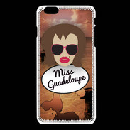 Coque iPhone 6 / 6S Miss Guadeloupe Chatain