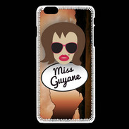 Coque iPhone 6 / 6S Miss Guyane Chatain