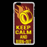 Coque iPhone 6 / 6S Keep Calm and Burn Out Rouge