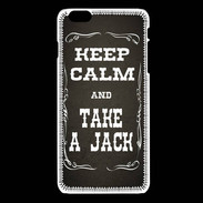 Coque iPhone 6 / 6S Keep Calm and Take Jack Gris